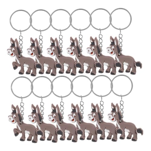 FRCOLOR 20 Stück Schlüsselanhänger Lustige Tieranhänger für Geschenkidee für Partys Langlebige Schlüsselringe mit Niedlichem Design und Trendiger von FRCOLOR