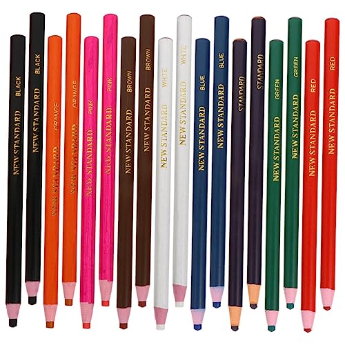 FRCOLOR 20 Stück Teiliges Abziehbare Wachsmalstifte ohne Anspitzen Multifunktionale Marker für Patchwork Näharbeiten Schneidmarkierungen und Quilt Designs Langlebige und Praktische von FRCOLOR