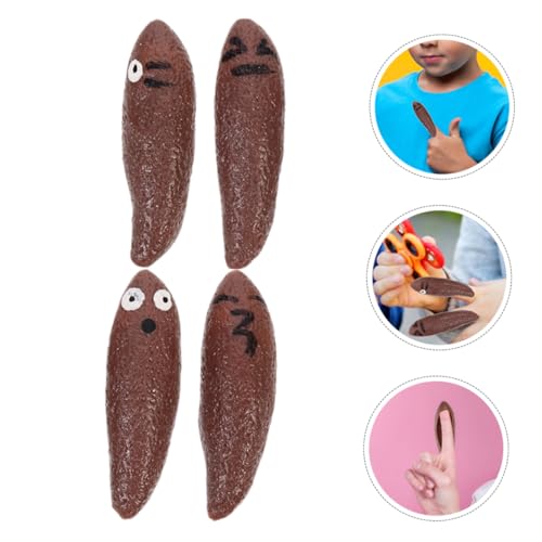FRCOLOR 20 Stück Teiliges Finger Flugspielzeug Strapazierfähige wasserdichte Prank Toys Künstlicher Wurf KOT Lustiges Party Mitgebsel für Halloween und Geburtstagsfeiern von FRCOLOR
