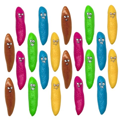 FRCOLOR 20 Stück Teiliges Finger Handsling Lustige Künstliche in Farben Sicher und Geruchlos Kreative Party Mitgebsel für Einfache Handhabung und Langlebiges Soft Gel von FRCOLOR