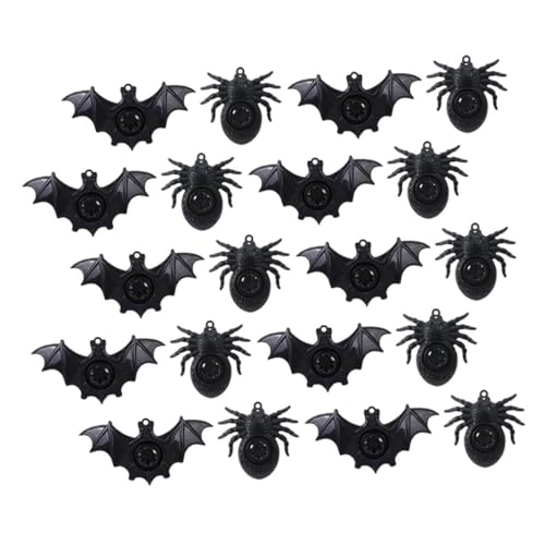 FRCOLOR 20 Stück Teiliges Kleine Spinnen und Fledermaus Pfeifen aus Sicherem Lustige Halloween Spielzeuge und Geräuschmacher für Kindergeburtstag Vielseitig als Party Deko und Kinderspaß FRCOLOR 20 Stück Teiliges Kleine Spinnen und Fledermaus Pfeifen aus Sicherem Lustige Halloween Spielzeuge und Geräuschmacher für Kindergeburtstag Vielseitig als Party Deko und Kinderspaß von FRCOLOR