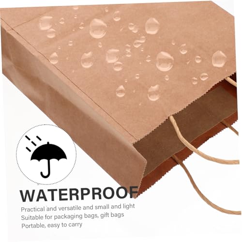 FRCOLOR 20 Stück Teiliges Kraftpapier handtaschen Braune Papiertüten mit Henkel Öl Wasserabweisend Vielseitig für Lebensmittel Geschenke Picknick und Takeaway FRCOLOR 20 Stück Teiliges Kraftpapier handtaschen Braune Papiertüten mit Henkel Öl Wasserabweisend Vielseitig für Lebensmittel Geschenke Picknick und Takeaway von FRCOLOR
