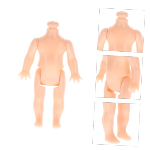 FRCOLOR 20 Stück Teiliges Puppenkörper Robustem Kunststoff Kreative DIY Puppenzubehör für Leichte Tragbare Puppenteile zum Basteln für Puppenherstellung und Eltern Junge von FRCOLOR
