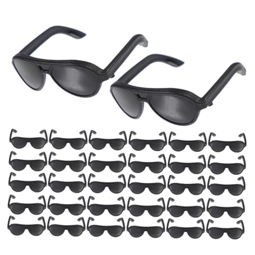 FRCOLOR 200 Puppensonnenbrille Miniaturpuppenbrille Mini-Brille Cosplay-Party-Accessoires Winzige Sonnenbrillen Für Puppen Kostümzubehör Für Minipuppen Puppenhauszubehör Schwarz FRCOLOR 200 Puppensonnenbrille Miniaturpuppenbrille Mini-Brille Cosplay-Party-Accessoires Winzige Sonnenbrillen Für Puppen Kostümzubehör Für Minipuppen Puppenhauszubehör Schwarz von FRCOLOR