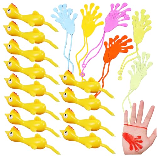 FRCOLOR 24 Stück Klebrige Hände Fliegende Hühner Set Teiliges für Partys Geburtstagsgeschenke und Mitgebsel Fördert Hand Augen Koordination und Spaß FRCOLOR 24 Stück Klebrige Hände Fliegende Hühner Set Teiliges für Partys Geburtstagsgeschenke und Mitgebsel Fördert Hand Augen Koordination und Spaß von FRCOLOR