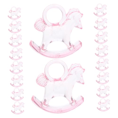 FRCOLOR 24 Stück Teiliges Acryl Shower Charms Transparente Schaukelpferd Tischdeko für Junge oder Mädchen Langlebige und Elegante Partydekoration für Gender Reveal und Babyparty FRCOLOR 24 Stück Teiliges Acryl Shower Charms Transparente Schaukelpferd Tischdeko für Junge oder Mädchen Langlebige und Elegante Partydekoration für Gender Reveal und Babyparty von FRCOLOR