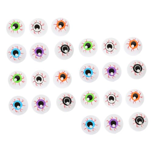 FRCOLOR 24 Stück Teiliges Halloween Augapfel Bunte Hohle Augen mit Hoher Elastizität für Gruselige Partydekorationen Wiederverwendbar und Leicht für Indoor Outdoor Spiele FRCOLOR 24 Stück Teiliges Halloween Augapfel Bunte Hohle Augen mit Hoher Elastizität für Gruselige Partydekorationen Wiederverwendbar und Leicht für Indoor Outdoor Spiele von FRCOLOR