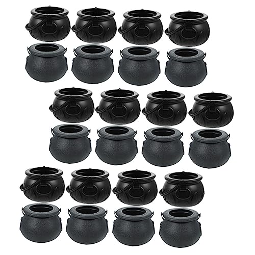 FRCOLOR 24 Stück Teiliges Halloween Süßigkeiten Eimer Tragbare Kürbis Hexen Kessel für Halloween Party Deko für Süßes oder Saures und Geburtstagsfeiern FRCOLOR 24 Stück Teiliges Halloween Süßigkeiten Eimer Tragbare Kürbis Hexen Kessel für Halloween Party Deko für Süßes oder Saures und Geburtstagsfeiern von FRCOLOR