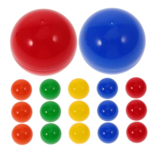 FRCOLOR 25 Stück Teiliges Bunte Leichte Kunststoff Losbälle zum Befüllen und Öffnen für Tombola Partyspiele Gewinnziehung und Event Aktivitäten FRCOLOR 25 Stück Teiliges Bunte Leichte Kunststoff Losbälle zum Befüllen und Öffnen für Tombola Partyspiele Gewinnziehung und Event Aktivitäten von FRCOLOR