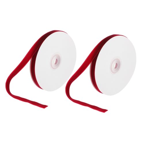 FRCOLOR 2Rollen Geschenkband Hochwertiges Dekorationsband Für Hochzeiten DIY Und Geschenkverpackungen Yards Pro Eleganter Farbnuance FRCOLOR 2Rollen Geschenkband Hochwertiges Dekorationsband Für Hochzeiten DIY Und Geschenkverpackungen Yards Pro Eleganter Farbnuance von FRCOLOR