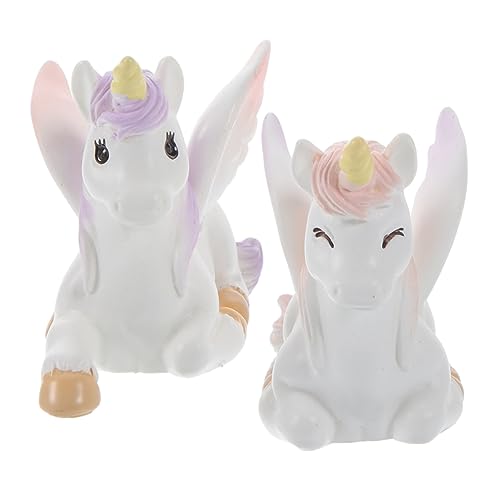 FRCOLOR 2Stücke Mini Einhorn Figuren aus Harz Niedliche Tortendeko und Cupcake Topper Einhorn Dekoration für Geburtstagsfeiern und Kreative Anlässe FRCOLOR 2Stücke Mini Einhorn Figuren aus Harz Niedliche Tortendeko und Cupcake Topper Einhorn Dekoration für Geburtstagsfeiern und Kreative Anlässe von FRCOLOR