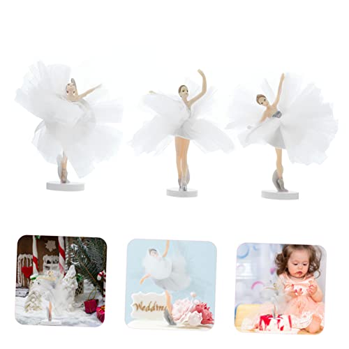 FRCOLOR 3 Sätze Ballerina Mädchen Tortendeko mit Tüllrock Weiße Cupcake Topper für Geburtstag Hochzeit Party Langlebige Kuchenfiguren Vielseitig für Desserts und Miniaturen FRCOLOR 3 Sätze Ballerina Mädchen Tortendeko mit Tüllrock Weiße Cupcake Topper für Geburtstag Hochzeit Party Langlebige Kuchenfiguren Vielseitig für Desserts und Miniaturen von FRCOLOR
