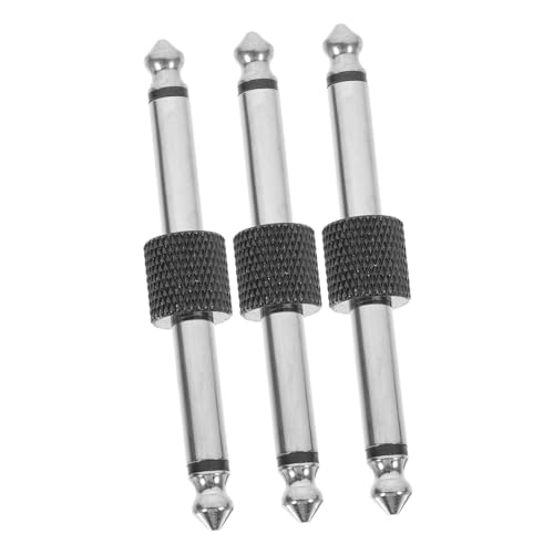 FRCOLOR 3 Stück Gitarren Pedal Connector Gerade Pedal Kupplung für Effektpedale Stabile Verbindung Langlebig und Klarer Sound für Musiker und Gitarrenliebhaber von FRCOLOR