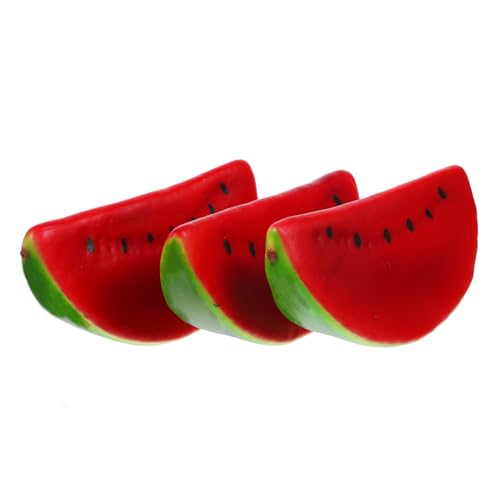FRCOLOR 3 Stück Realistische Wassermelonen Scheiben Künstliche Obstmodelle für Fotografie Party und Küchen Dekorationen Lifelike Simulation für Sommerfeiern FRCOLOR 3 Stück Realistische Wassermelonen Scheiben Künstliche Obstmodelle für Fotografie Party und Küchen Dekorationen Lifelike Simulation für Sommerfeiern von FRCOLOR
