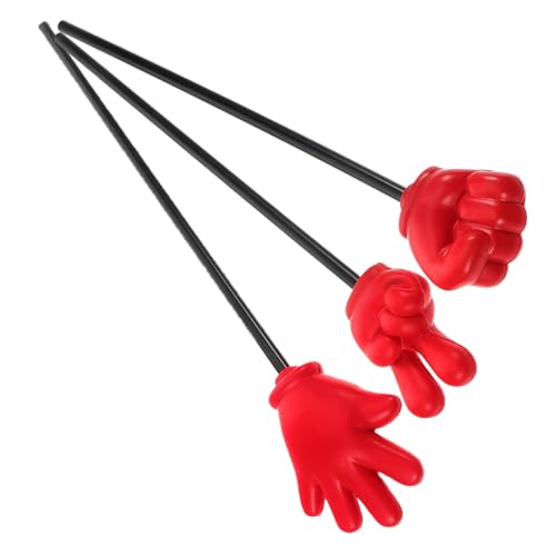 FRCOLOR 3 Stück Teiliges Lehrerzeiger Stäbe aus Schaumstoff für Klassenzimmer Party für Rotes Schere Hand Design Kinderfreundliche Zeigespielzeuge FRCOLOR 3 Stück Teiliges Lehrerzeiger Stäbe aus Schaumstoff für Klassenzimmer Party für Rotes Schere Hand Design Kinderfreundliche Zeigespielzeuge von FRCOLOR