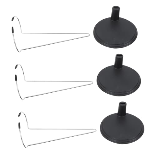 FRCOLOR 3 Stück Teiliges PVC Puppenständer mit Stabiler Runder Basis Höhe Doll Display Stand für Puppenfiguren Geeignet für Zuhause Büro Laden und Puppensammlung von FRCOLOR
