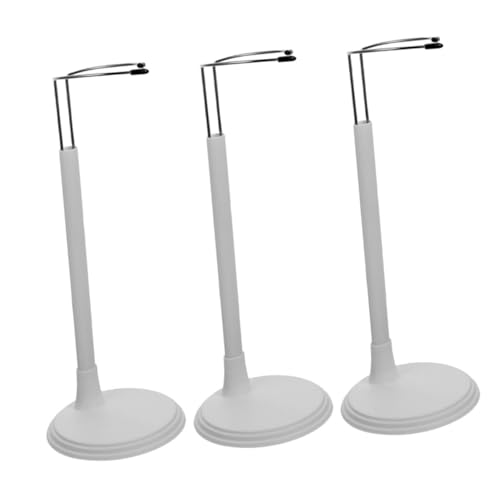 FRCOLOR 3 Stück Verstellbare Puppenständer Weiß mit Stabilem Sockel Leichtes Langlebiges Material Sicherer Halt für Kleine Puppen und Spielzeugfiguren für Display und Sammlung FRCOLOR 3 Stück Verstellbare Puppenständer Weiß mit Stabilem Sockel Leichtes Langlebiges Material Sicherer Halt für Kleine Puppen und Spielzeugfiguren für Display und Sammlung von FRCOLOR