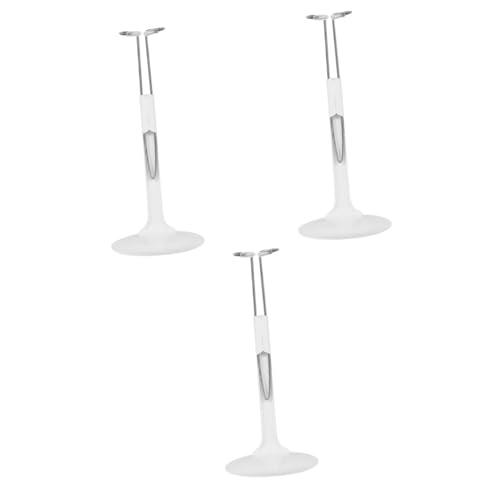 FRCOLOR 3 Stück Verstellbarer C Förmiger Puppenständer aus Metall Stabiler Displayhalter für Actionfiguren und Sammelfiguren Einfacher Halter zur Sicheren Präsentation Tisch oder Regal von FRCOLOR
