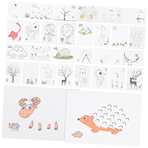 FRCOLOR 30 Stck Fingerzeichnungskarten Pädagogische Fingerfarbenkarten für Kindergarten Kreatives Malspielzeug für Fördert Fantasie und Geschicklichkeit FRCOLOR 30 Stck Fingerzeichnungskarten Pädagogische Fingerfarbenkarten für Kindergarten Kreatives Malspielzeug für Fördert Fantasie und Geschicklichkeit von FRCOLOR