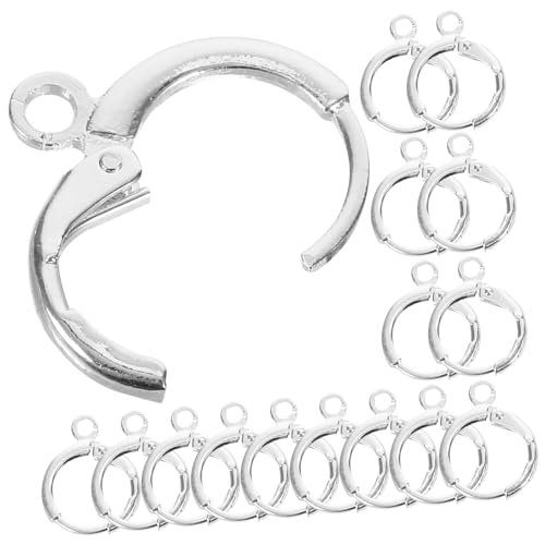 FRCOLOR 30 Stück DIY zubehör für ohrringe Ohrhaken aus Sterlingsilber Ohrringe machen Haken Schmuck Set zur Herstellung von Ohrringen DIY Ohrring Zubehör Metall Silver FRCOLOR 30 Stück DIY zubehör für ohrringe Ohrhaken aus Sterlingsilber Ohrringe machen Haken Schmuck Set zur Herstellung von Ohrringen DIY Ohrring Zubehör Metall Silver von FRCOLOR