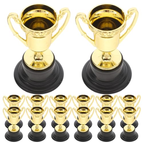 FRCOLOR 30 Stück Kunststoff-Trophäen für Mini-Trophäen, Auszeichnungstassen mit Sockel für Klassenzimmer, Belohnungen, Sportpreise, Kinder zum Feiern von Erfolgen von FRCOLOR