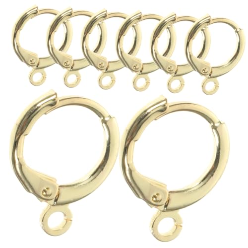 FRCOLOR 30 Stück Ohrring -Anhänger Haken Lieferungen Ohrringzubehör für die Schmuckherstellung Schmuckzubehör DIY-Zubehör für Ohrringe Ohrringteile Metall Golden FRCOLOR 30 Stück Ohrring -Anhänger Haken Lieferungen Ohrringzubehör für die Schmuckherstellung Schmuckzubehör DIY-Zubehör für Ohrringe Ohrringteile Metall Golden von FRCOLOR