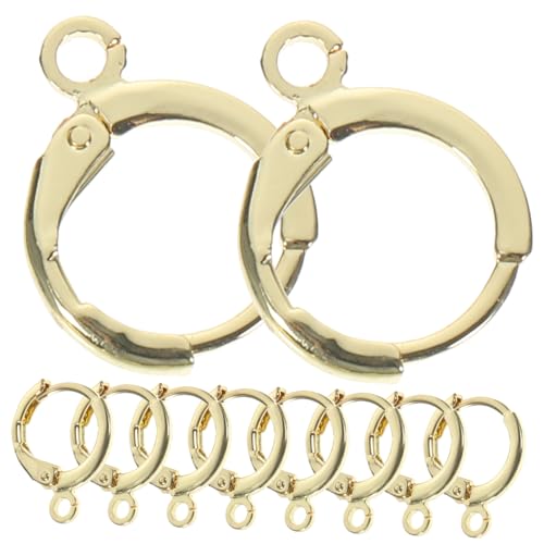 FRCOLOR 30 Stück Ohrring -anhänger Lieferungen Ohrringzubehör Für Die Schmuckherstellung Haken Diy Zubehör Für Ohrringe Diy Ohrring Zubehör Ohrringteile Golden Metall FRCOLOR 30 Stück Ohrring -anhänger Lieferungen Ohrringzubehör Für Die Schmuckherstellung Haken Diy Zubehör Für Ohrringe Diy Ohrring Zubehör Ohrringteile Golden Metall von FRCOLOR