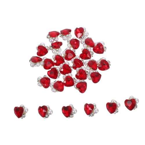 FRCOLOR 30 Stück Rote Nagel Strasssteine für Nail Art Langlebige Funkelnde Rhinestones für Damen und Mädchen Vielseitige Sichere Nageldekorationen für DIY Maniküre und Besondere Anlässe FRCOLOR 30 Stück Rote Nagel Strasssteine für Nail Art Langlebige Funkelnde Rhinestones für Damen und Mädchen Vielseitige Sichere Nageldekorationen für DIY Maniküre und Besondere Anlässe von FRCOLOR