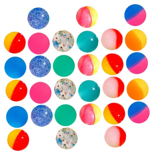 FRCOLOR 30 Stück Teiliges Kleine Bunte Elastische Bälle Springfreudige Spielzeugbälle für Glatte Oberfläche Hoher Absprung Stressabbauend für Partyfüllung und Sensorisches Spiel FRCOLOR 30 Stück Teiliges Kleine Bunte Elastische Bälle Springfreudige Spielzeugbälle für Glatte Oberfläche Hoher Absprung Stressabbauend für Partyfüllung und Sensorisches Spiel von FRCOLOR