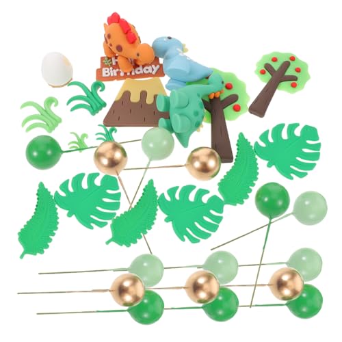 FRCOLOR 33 Stück Teiliges Wildtier Kuchen Dekor Set Bunte Dschungel Tier Cupcake Toppers Kreative Party Kuchen Picks für Geburtstags Waldthemen Veranstaltung Vielseitige Deko für Mädchen von FRCOLOR