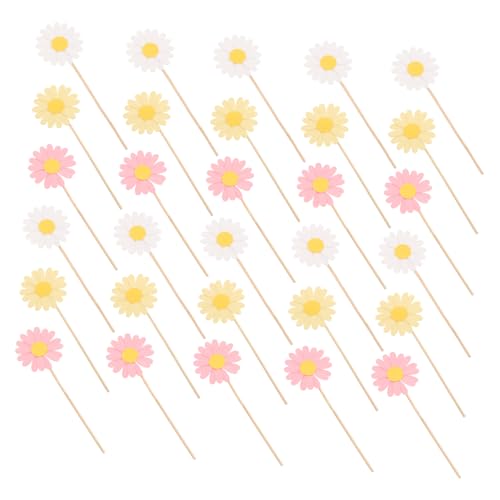 FRCOLOR 36 Stück Teiliges Cupcake Toppers Doppellagige Blumen Tortendeko Bunte Cake Flowers Decorations Leichte Stabile Kuchenstecker für Geburtstag Shower Party FRCOLOR 36 Stück Teiliges Cupcake Toppers Doppellagige Blumen Tortendeko Bunte Cake Flowers Decorations Leichte Stabile Kuchenstecker für Geburtstag Shower Party von FRCOLOR