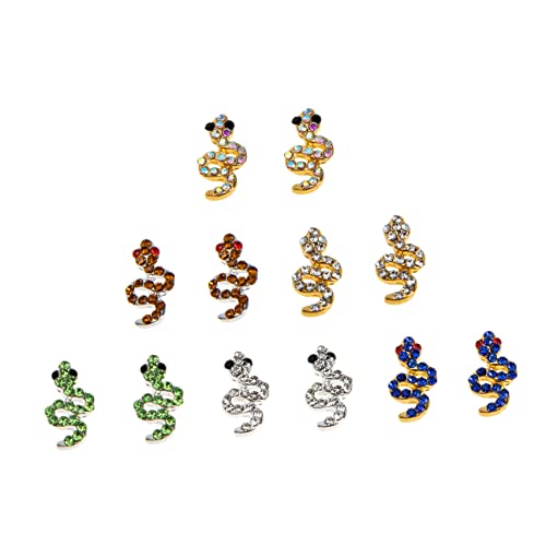 FRCOLOR Dekoltee Einsatz 3d-aufkleber 12st 3d Schlangennagel Strasssteine Nagelschmuck Aus Schlangen Gesicht Strasssteine Schlangen-nailart-anhänger Nail Art Schlangenstecker Nägel Kreuzen Legierung FRCOLOR Dekoltee Einsatz 3d-aufkleber 12st 3d Schlangennagel Strasssteine Nagelschmuck Aus Schlangen Gesicht Strasssteine Schlangen-nailart-anhänger Nail Art Schlangenstecker Nägel Kreuzen Legierung von FRCOLOR