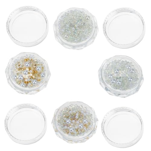 FRCOLOR 4 Boxen Resin Perlen Nail Art Dekorationen Hochglänzende Perlen in Verschiedenen Filigranes Nagelkunst Zubehör für Kreative DIY Nail Art und Bastelarbeiten FRCOLOR 4 Boxen Resin Perlen Nail Art Dekorationen Hochglänzende Perlen in Verschiedenen Filigranes Nagelkunst Zubehör für Kreative DIY Nail Art und Bastelarbeiten von FRCOLOR
