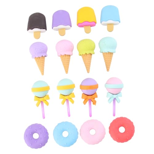 FRCOLOR 4 Boxen Tierförmige Radiergummis für Kreative Schulmaterialien im Eiscreme Lollipop Donut Lustige und Praktische Radierer für Schüler für Schulpreise und Partys FRCOLOR 4 Boxen Tierförmige Radiergummis für Kreative Schulmaterialien im Eiscreme Lollipop Donut Lustige und Praktische Radierer für Schüler für Schulpreise und Partys von FRCOLOR