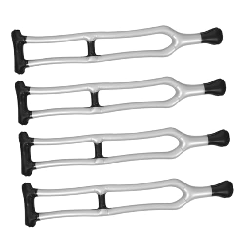 FRCOLOR 4 Stück Aufblasbarer PVC Gehstock Flexibel Realistische Requisite für Theater Bühnenkostüm Partydeko Sicher Leicht Tragbar FRCOLOR 4 Stück Aufblasbarer PVC Gehstock Flexibel Realistische Requisite für Theater Bühnenkostüm Partydeko Sicher Leicht Tragbar von FRCOLOR