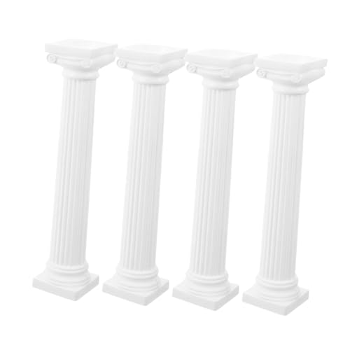 FRCOLOR 4 Stück Roman Säule Dekoration Kleine Römische Säulen für DIY Tischdeko und Foto Requisiten Quadratische Säule Weiß FRCOLOR 4 Stück Roman Säule Dekoration Kleine Römische Säulen für DIY Tischdeko und Foto Requisiten Quadratische Säule Weiß von FRCOLOR