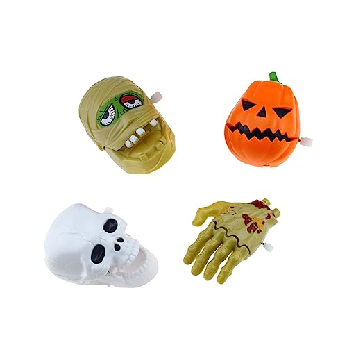 FRCOLOR 4 Stück Teiliges Halloween Aufziehspielzeug Set aus Hochwertigem Abs Mechanische Wind Up Toys für Fördert Feinmotorik und Koordination Mitgebsel für Halloween Partys FRCOLOR 4 Stück Teiliges Halloween Aufziehspielzeug Set aus Hochwertigem Abs Mechanische Wind Up Toys für Fördert Feinmotorik und Koordination Mitgebsel für Halloween Partys von FRCOLOR