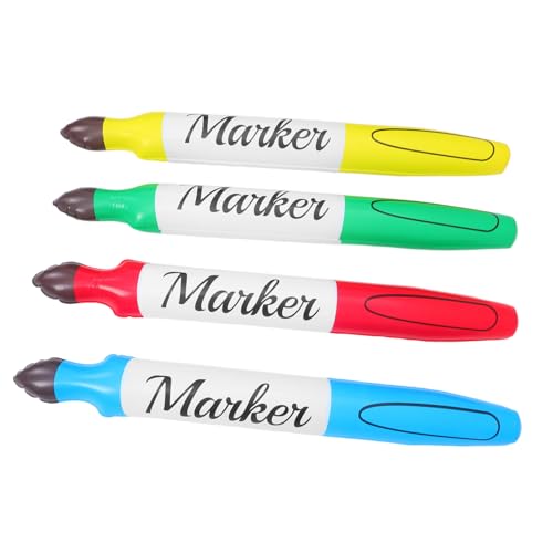 FRCOLOR 4 Stück Teiliges PVC Aufblasbares Marker Set in Blau Gelb Rot Grün Übergroße Wasserfarbenstift Deko für Schulanfang Party Fotorequisiten Kindergeburtstag und Kreative Kunst im FRCOLOR 4 Stück Teiliges PVC Aufblasbares Marker Set in Blau Gelb Rot Grün Übergroße Wasserfarbenstift Deko für Schulanfang Party Fotorequisiten Kindergeburtstag und Kreative Kunst im von FRCOLOR