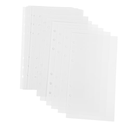 FRCOLOR 40 Blatt Sticker Album mit Abziehpapier Wiederverwendbare Glatte Sammelseiten für Kreative Aufkleberorganisation für Scrapbooking und DIY Projekte von FRCOLOR