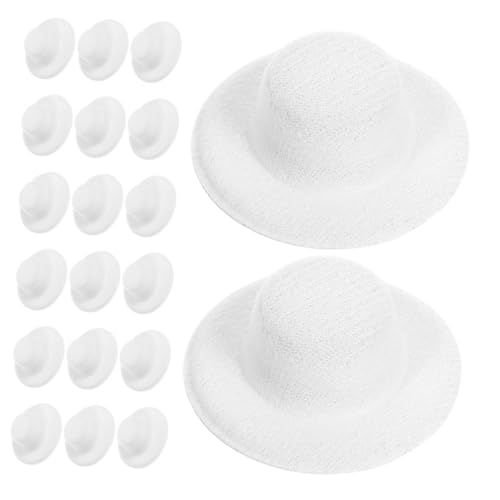 FRCOLOR 40 Stück Teiliges Miniatur Weiße Weiche Puppenhüte aus Gebürstetem Stoff Kleine Bastelhüte zum Personalisieren für DIY Dekoration Puppenkappen und Kreative Handarbeiten FRCOLOR 40 Stück Teiliges Miniatur Weiße Weiche Puppenhüte aus Gebürstetem Stoff Kleine Bastelhüte zum Personalisieren für DIY Dekoration Puppenkappen und Kreative Handarbeiten von FRCOLOR