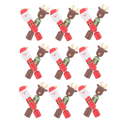 FRCOLOR 40 Stück Teiliges Santa Claus Süßigkeitenboxen aus Kreative Geschenkverpackung mit Rentier und Weihnachtsmann Motiven Langlebige Party Candy Box für Festliche Dekoration und von FRCOLOR