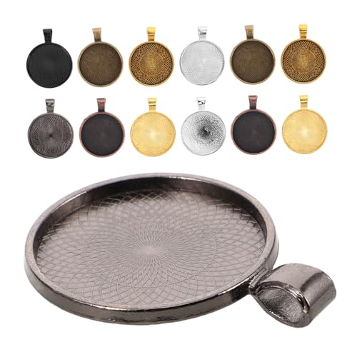 FRCOLOR 40 Stück Trays für Schmuckherstellung Diy Bastelmaterial aus Metall für und Armbänder Einfach zu Verwenden und FRCOLOR 40 Stück Trays für Schmuckherstellung Diy Bastelmaterial aus Metall für und Armbänder Einfach zu Verwenden und von FRCOLOR