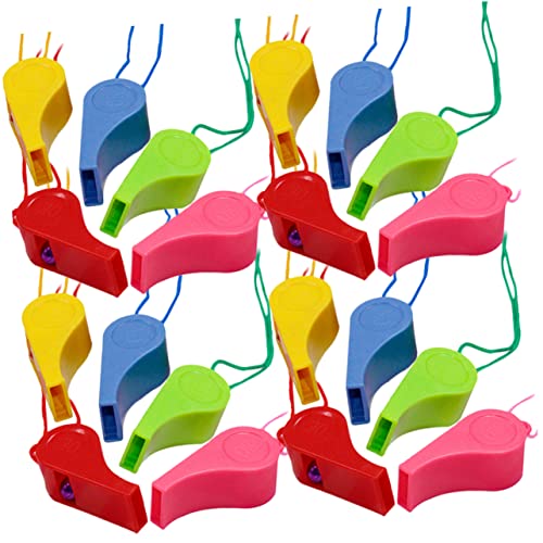 FRCOLOR 48 Stück Bunte Kunststoffpfeifen für Cheerleading Sportveranstaltungen Schiedsrichterpfeifen für Partys und Spiele Langlebig und Vielseitig Einsetzbar FRCOLOR 48 Stück Bunte Kunststoffpfeifen für Cheerleading Sportveranstaltungen Schiedsrichterpfeifen für Partys und Spiele Langlebig und Vielseitig Einsetzbar von FRCOLOR