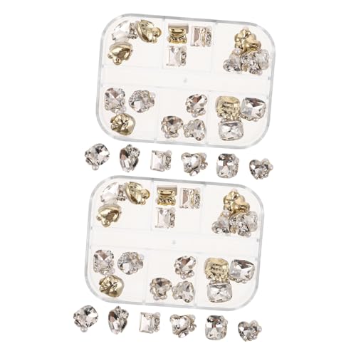 FRCOLOR 48 Stück Teiliges Transparente Strasssteine für Nägel Flach Rückseite Langlebig Stilvoll Schmuck Basteln DIY Nail Art für Hochzeit Party Alltag FRCOLOR 48 Stück Teiliges Transparente Strasssteine für Nägel Flach Rückseite Langlebig Stilvoll Schmuck Basteln DIY Nail Art für Hochzeit Party Alltag von FRCOLOR