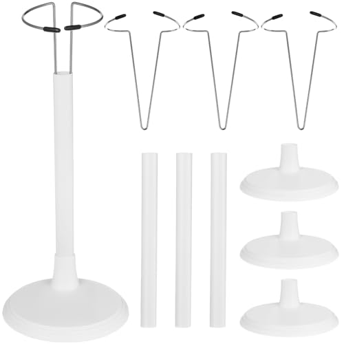 FRCOLOR 4Stücke Puppenständer Halterungen Verstellbare Puppenaufbewahrungsregale für Puppen Figuren und Actionfiguren für Ordentliche Präsentation von FRCOLOR