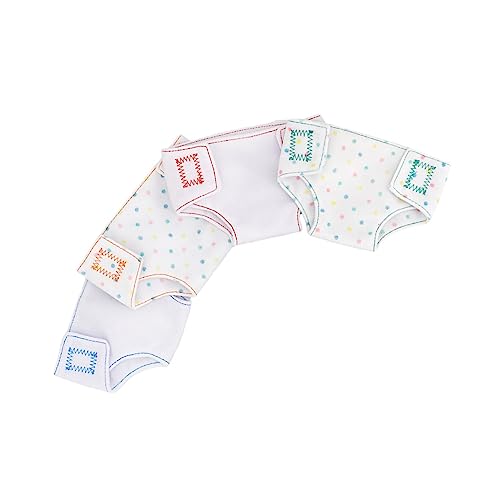 FRCOLOR 4Stücke Puppenwindeln für Puppen Wiederverwendbare Kleidung und Zubehör Langlebig und Waschbar Rollenspiel für Kleine Mädchen FRCOLOR 4Stücke Puppenwindeln für Puppen Wiederverwendbare Kleidung und Zubehör Langlebig und Waschbar Rollenspiel für Kleine Mädchen von FRCOLOR