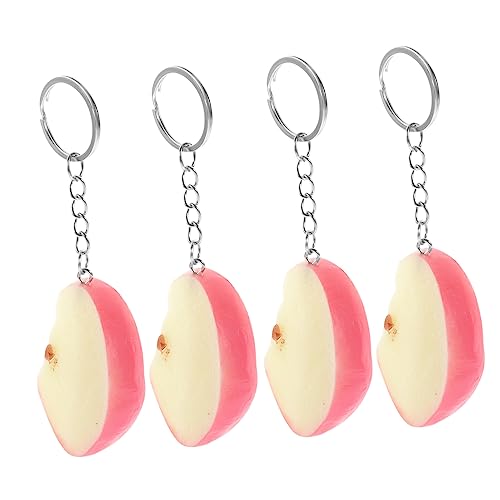 FRCOLOR 4Stücke Teiliges Kreativer Obst Themen Schlüsselanhänger aus Realistische Apfel und Kiwi Anhänger für Taschen Rucksäcke und Handys Dekoration und Partygeschenk FRCOLOR 4Stücke Teiliges Kreativer Obst Themen Schlüsselanhänger aus Realistische Apfel und Kiwi Anhänger für Taschen Rucksäcke und Handys Dekoration und Partygeschenk von FRCOLOR