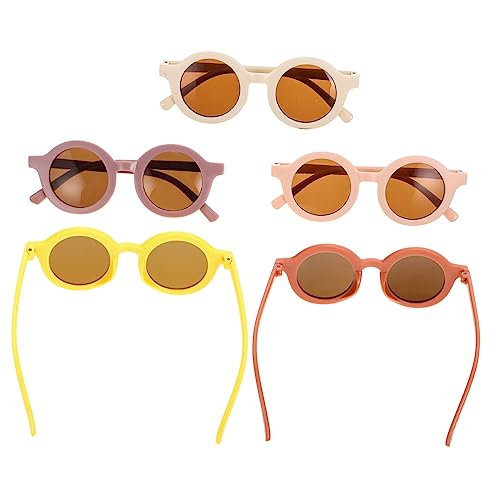 FRCOLOR 5 Paar Fake-brillen Für Jungen Und Mädchen Runde Sonnenbrillen Party-requisiten Ideal Für Jungen- Und Mädchentage Geburtstage Festivals FRCOLOR 5 Paar Fake-brillen Für Jungen Und Mädchen Runde Sonnenbrillen Party-requisiten Ideal Für Jungen- Und Mädchentage Geburtstage Festivals von FRCOLOR