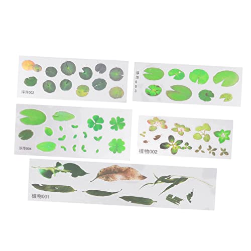 FRCOLOR 5 Stck Epoxidharz Aufkleber für DIY Pflanzendekoration und Entengrütze Sticker Kreative Bastelmaterialien für Kunsthandwerk FRCOLOR 5 Stck Epoxidharz Aufkleber für DIY Pflanzendekoration und Entengrütze Sticker Kreative Bastelmaterialien für Kunsthandwerk von FRCOLOR