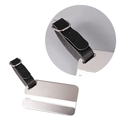 FRCOLOR 5 Stück Gepäckanhänger mit Lederband Bunte Koffer Identifikationsschilder für Reisen Langlebige und Auffällige Namensschilder für Handtaschen und Koffer FRCOLOR 5 Stück Gepäckanhänger mit Lederband Bunte Koffer Identifikationsschilder für Reisen Langlebige und Auffällige Namensschilder für Handtaschen und Koffer von FRCOLOR
